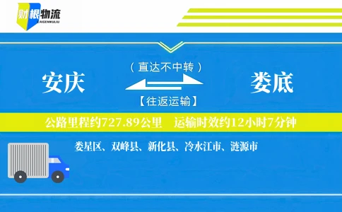 安庆到娄底物流公司