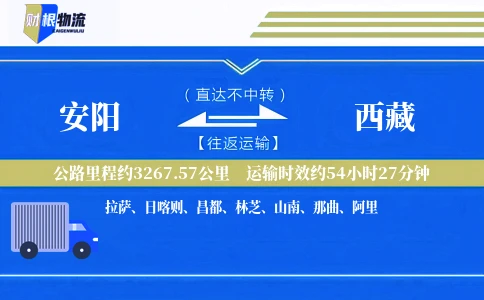 安阳到西藏物流公司