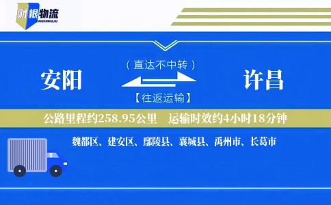 安阳到许昌物流公司
