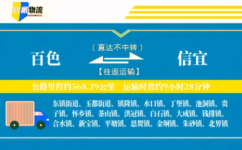 百色到信宜物流公司