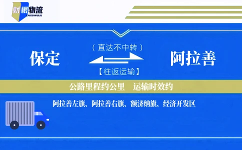 保定到阿拉善物流公司