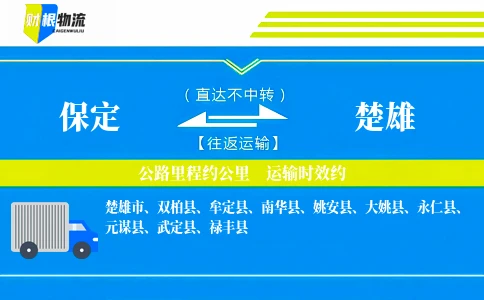 保定到楚雄物流公司