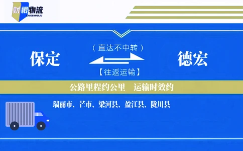 保定到德宏物流公司