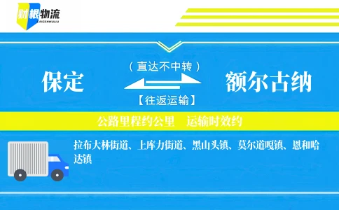 保定到额尔古纳物流公司