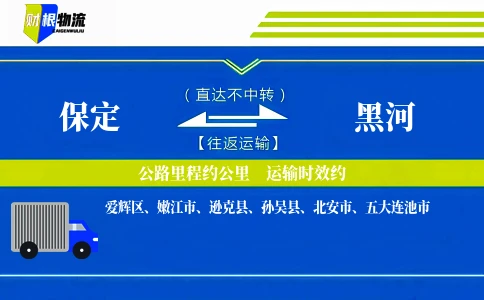 保定到黑河物流公司