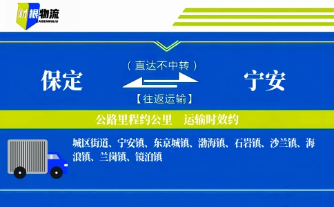 保定到宁安物流公司