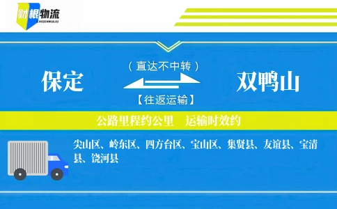 保定到双鸭山物流公司