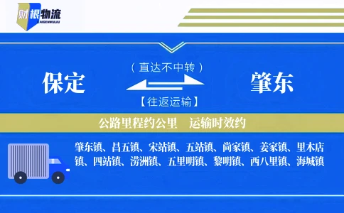 保定到肇东物流公司