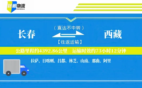 长春到西藏物流公司
