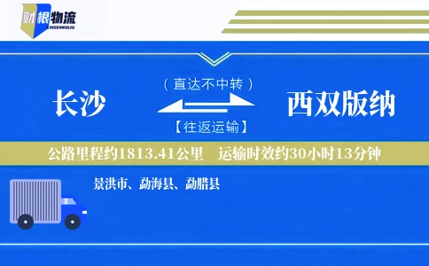长沙到西双版纳物流公司