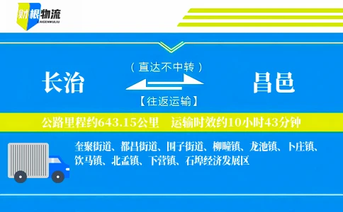 长治到昌邑物流公司