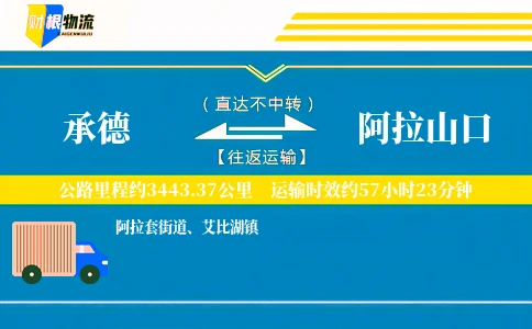 承德到阿拉山口物流公司