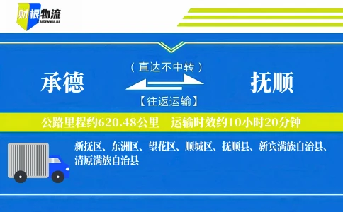 承德到抚顺物流公司