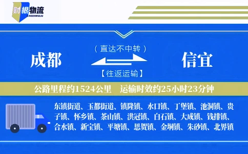 成都到信宜物流公司