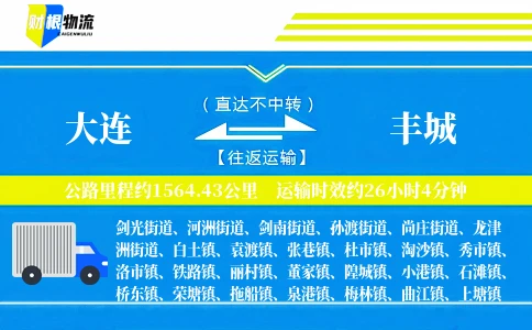 大连到丰城物流公司