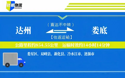 达州到娄底物流公司