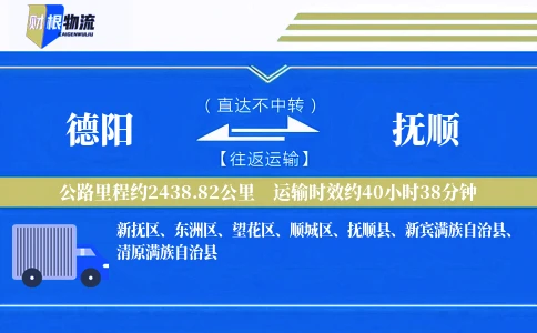 德阳到抚顺物流公司