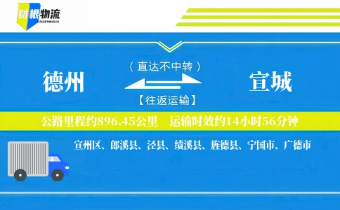 德州到宣城物流公司