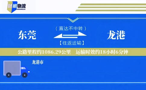 东莞到龙港物流公司