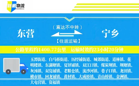 东营到宁乡物流公司