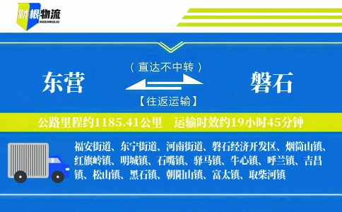 东营到磐石物流公司