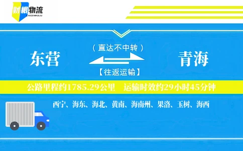 东营到青海物流公司