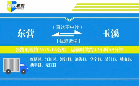 东营到玉溪物流公司