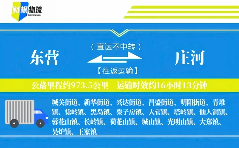 东营到庄河物流公司