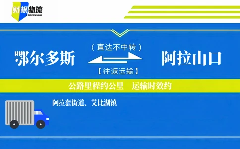 鄂尔多斯到阿拉山口物流公司