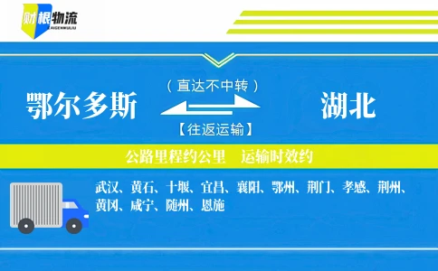 鄂尔多斯到湖北物流公司