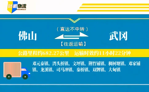 佛山到武冈物流公司