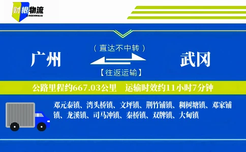 广州到武冈物流公司