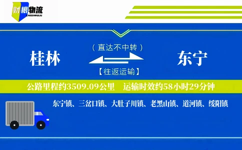 桂林到东宁物流公司