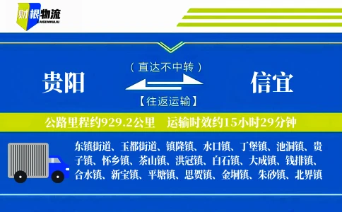 贵阳到信宜物流公司