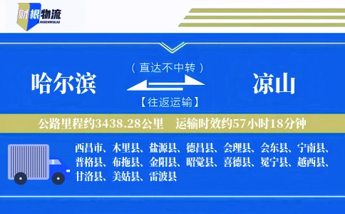 哈尔滨到凉山物流公司
