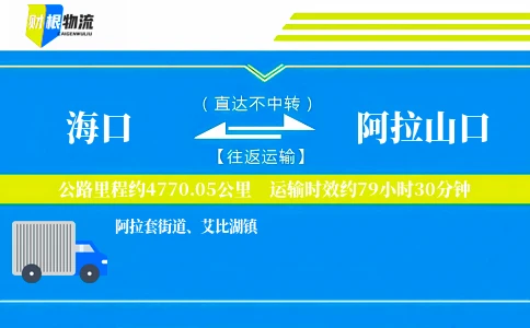 海口到阿拉山口物流公司