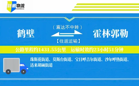 鹤壁到霍林郭勒物流公司