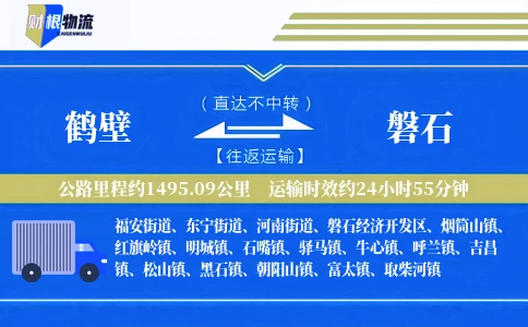 鹤壁到磐石物流公司