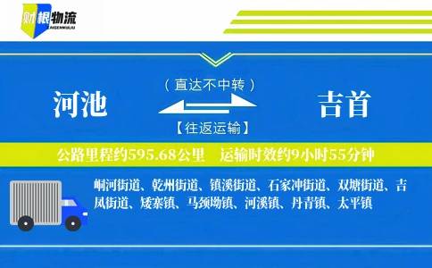 河池到吉首物流公司