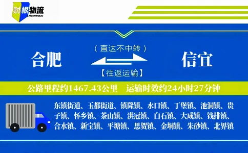 合肥到信宜物流公司