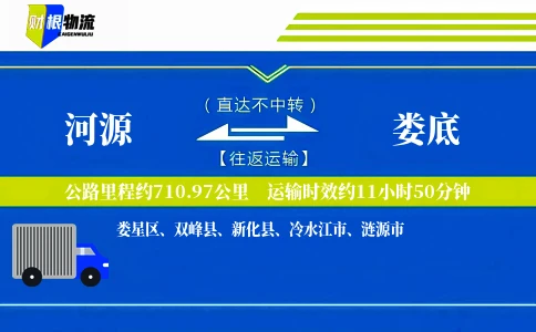 河源到娄底物流公司