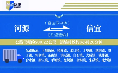 河源到信宜物流公司