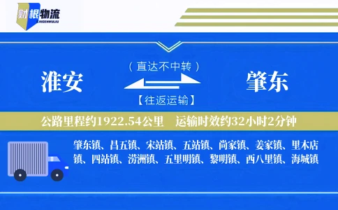 淮安到肇东物流公司