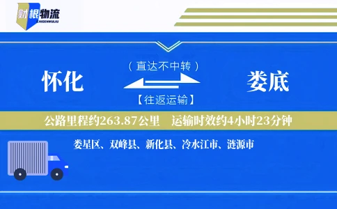 怀化到娄底物流公司