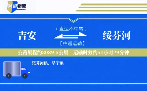 吉安到绥芬河物流公司