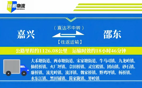 嘉兴到邵东物流公司