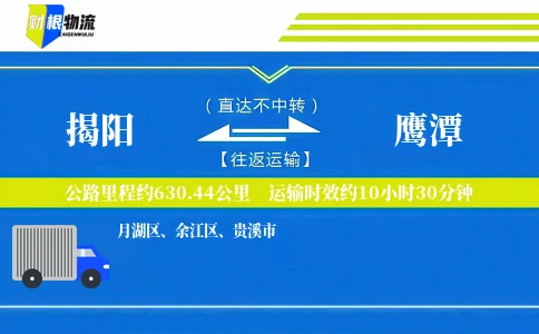 揭阳到鹰潭物流公司