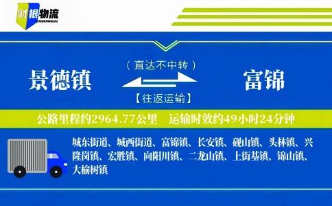 景德镇到富锦物流公司