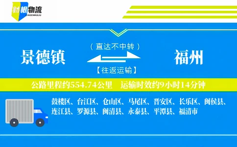 景德镇到福州物流公司