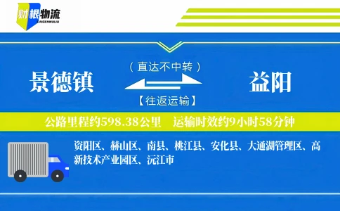 景德镇到益阳物流公司